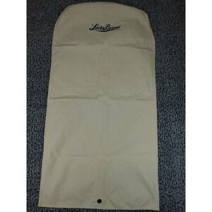 Lucky Brand Garment Bag Cream‎ Canvas Zippered Travel Suit Cover Large Logo